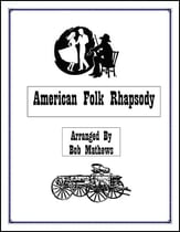American Folk Rhapsody Orchestra sheet music cover